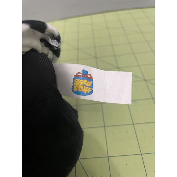 Plague Doctor Plush Good Stuff Basic Fun Black White Striped Red Stuffed Figure - Picture 9 of 12